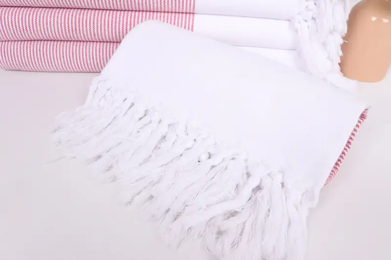 Personalized Turkish Towel, Luxury towel, Guest Towel, 70x40 Cotton Striped Towel, Maid Of Honor Gift, Beach towel, Bachelorette Favors Beach - 4