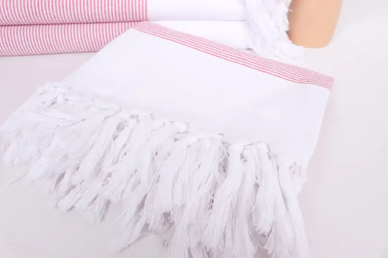 Personalized Turkish Towel, Luxury towel, Guest Towel, 70x40 Cotton Striped Towel, Maid Of Honor Gift, Beach towel, Bachelorette Favors Beach - 5