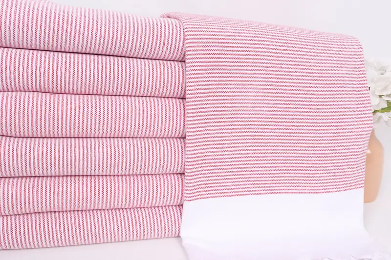 Personalized Turkish Towel, Luxury towel, Guest Towel, 70x40 Cotton Striped Towel, Maid Of Honor Gift, Beach towel, Bachelorette Favors Beach - 2