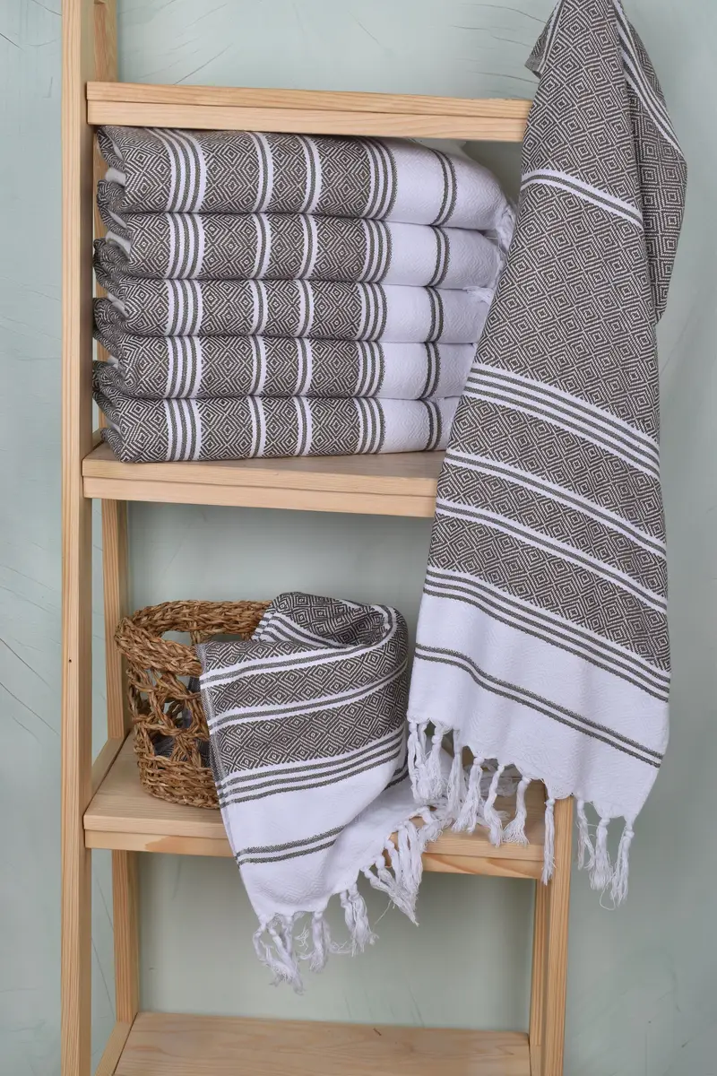 Wedding Gift, Gift For Her, 40x18 Cotton Diamond Towel, Monogram Hand Towel, Monogrammed Hand Towel, Personalized Wedding Gift For Couple - 3