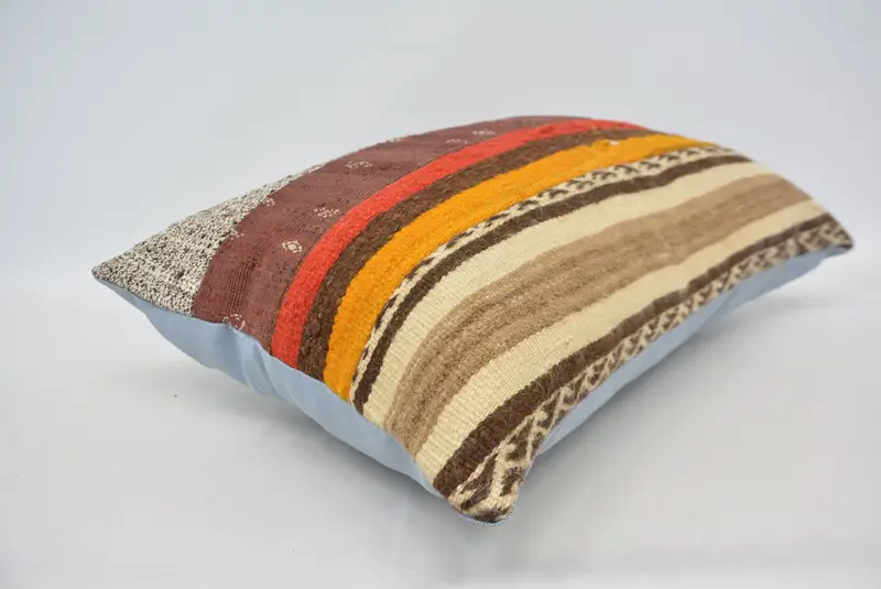 20x28 Fall Red Kissen, Stammeskissen Fall, ethnischer Kilimteppichkissen, Innenarchitekt -Kissen, Kissengehäuse, Sofa -Kissenabdeckung, Wohnkulturkissen Kissen - 6