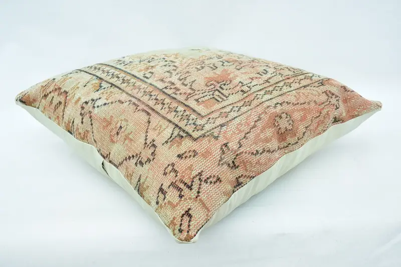 Throw Kilim Pillow, Cushion, 32x32 Beige Cushion Case, Kilim Pillow, Southwestern Cushion Cover, Christmas Pillow Case, Gift Pillow - 6