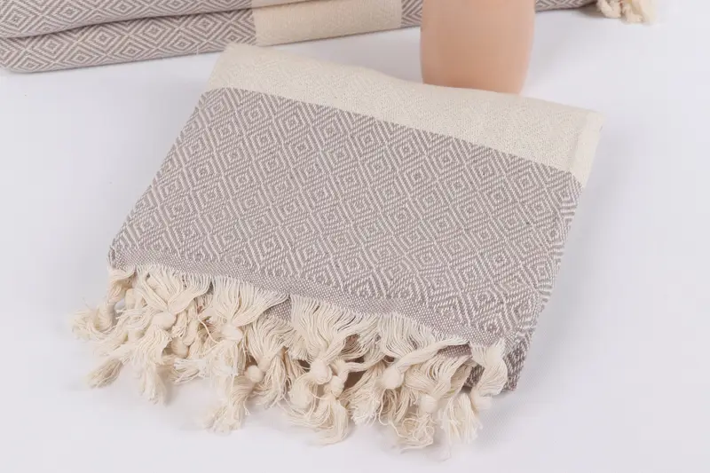Oversized Beach Towel, Gift For Her, Bath towel, Friends Beach Towel, 70x40 Cotton Diamond Towel, Baby Boy Gift, Home Decor Gifts, Hammam Towel USA - 5