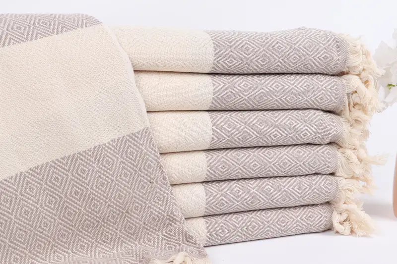 Oversized Beach Towel, Gift For Her, Bath towel, Friends Beach Towel, 70x40 Cotton Diamond Towel, Baby Boy Gift, Home Decor Gifts, Hammam Towel USA - 1