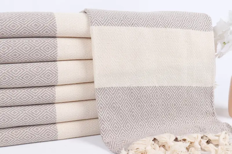 Oversized Beach Towel, Gift For Her, Bath towel, Friends Beach Towel, 70x40 Cotton Diamond Towel, Baby Boy Gift, Home Decor Gifts, Hammam Towel USA - 2