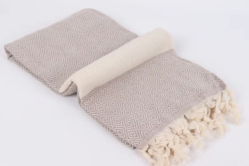 Oversized Beach Towel, Gift For Her, Bath towel, Friends Beach Towel, 70x40 Cotton Diamond Towel, Baby Boy Gift, Home Decor Gifts, Hammam Towel USA - 6