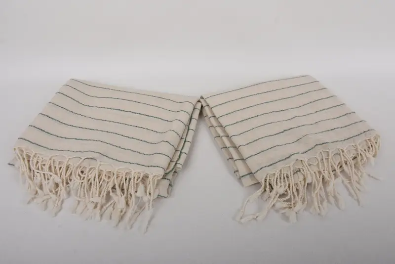 64x38 Linen Striped Towel, Absorbent towel, Valentines Day Gift Idea, Bath towel, Sand-free towel, Family Gift Basket, Valentines Day Gift For Her - 6