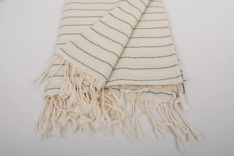 64x38 Linen Striped Towel, Absorbent towel, Valentines Day Gift Idea, Bath towel, Sand-free towel, Family Gift Basket, Valentines Day Gift For Her - 8