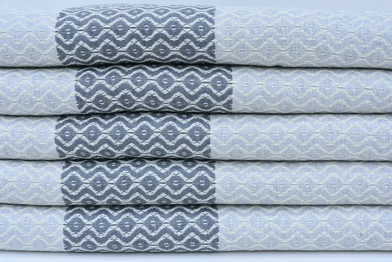 Organic Beach Towel, Wedding Gifts Towel, Valentines Day Gift For Him, Personalized Gifts, Bachelorette Party Favors, 70x40 Cotton Striped Towel - 3
