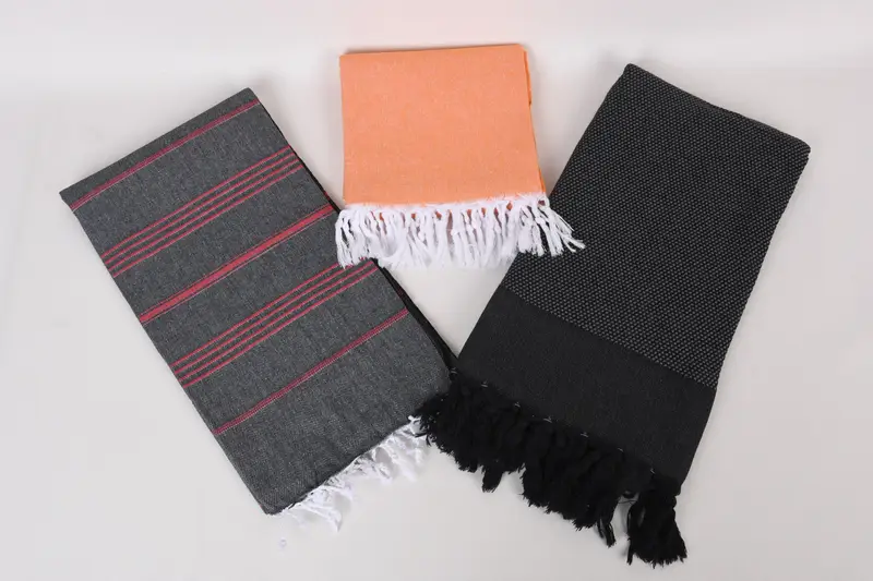 Bachelor Towel, Memorial Gift, Organic Beach Towel, Yoga Towel, Absorbent towel, Hammam towel, Personalized Beach Towel, 70x40 Cotton Set of 8 Towel - 6