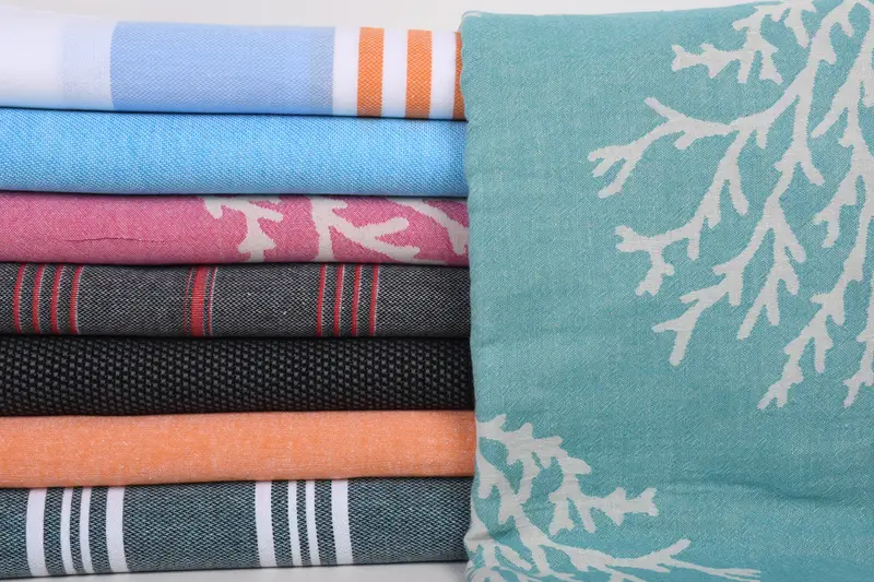 Bachelor Towel, Memorial Gift, Organic Beach Towel, Yoga Towel, Absorbent towel, Hammam towel, Personalized Beach Towel, 70x40 Cotton Set of 8 Towel - 1