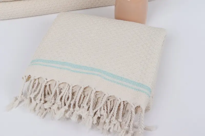 Gift Boxes Towel, Summer Gift, 68x36 Cotton Striped Towel, Bachelor Towel, Luxury Turkish peshtemal beach towel, Custom Beach Towel, Turkish towel - 5