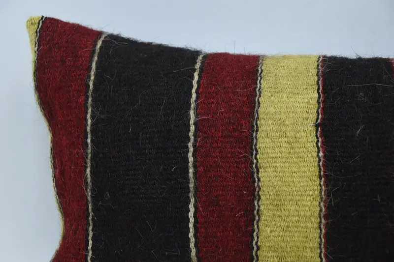 Pillow for Couch, Cotton Pillow Cover, Vintage Kilim Pillow Pillow Sham, Vintage Pillow, 12x36 Red Cushion Case, Pillow for Sofa, Cushion - 2