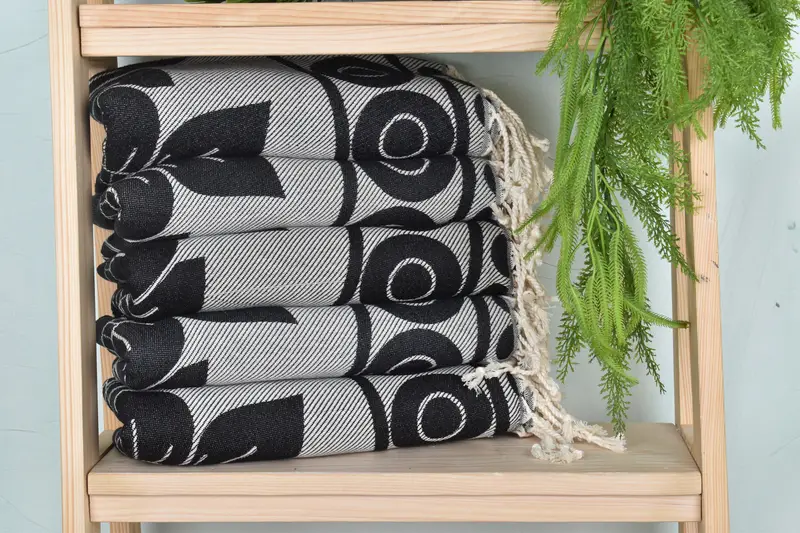 Travel towel, Soft towel, Kids Beach Towel, Bachelor Gifts, Turkish Towel Personalized, 76x40 Cotton Floral Patterned Towel, Wedding Gift For Bride - 2