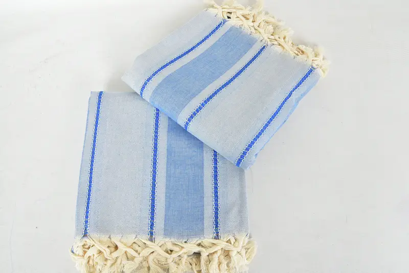 Regalo de boda personalizado, toalla de playa turca con franja, toalla de decoración del hogar, toalla turca absorbente, toalla liviana, toalla a rayas de algodón de 68x40 - 6