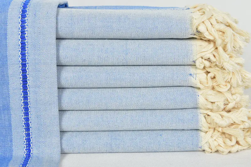 Regalo de boda personalizado, toalla de playa turca con franja, toalla de decoración del hogar, toalla turca absorbente, toalla liviana, toalla a rayas de algodón de 68x40 - 1