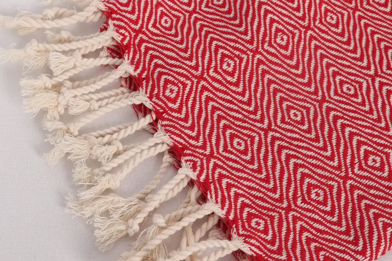 Personalized Turkish Towel, Travel Towel, 36x18 Cotton Zigzag Diamond Towel, Monogrammed Hand Towel, Turkish Hand Towel, Personalized Gifts - 7