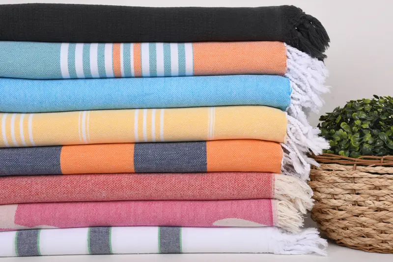 Quick-dry towel, Hammam Towel USA, Boyfriend Christmas Gift, Turkish hand towel, 70x40 Cotton Set of 8 Towel, Absorbent towel, Custom Turkish Towel - 2