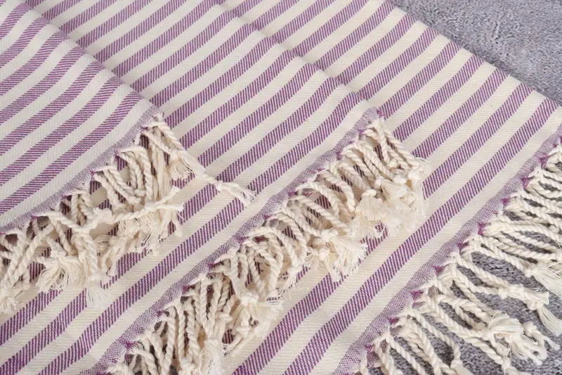 Monogram Kitchen Towel, Boyfriend Gift, Turkish Towel Monogram, Turkish Hand Towel, 40x24 Cotton Striped Towel, Bathroom Towels, Gift For Bride - 5
