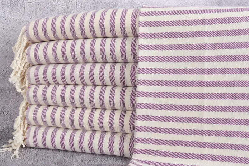 Monogram Kitchen Towel, Boyfriend Gift, Turkish Towel Monogram, Turkish Hand Towel, 40x24 Cotton Striped Towel, Bathroom Towels, Gift For Bride - 1