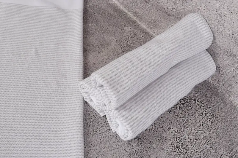 Monogram Towels, Personalized Gift, Summer Towel, Turkish Towel, 40x18 Cotton Striped Towel, Kitchen Towel, Turkish Hand Towel, Beach Wedding Favor - 8