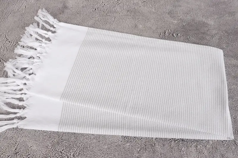 Monogram Towels, Personalized Gift, Summer Towel, Turkish Towel, 40x18 Cotton Striped Towel, Kitchen Towel, Turkish Hand Towel, Beach Wedding Favor - 6