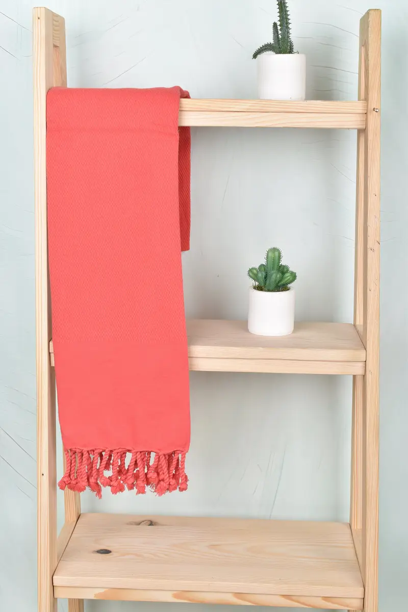 Pool Towels, 70x32 Cotton Geometric Stonewashed Towel, Large Beach Towel Personalized, Hammam towel, Cotton towel, Best Beach Towel, Engagement Gift - 8