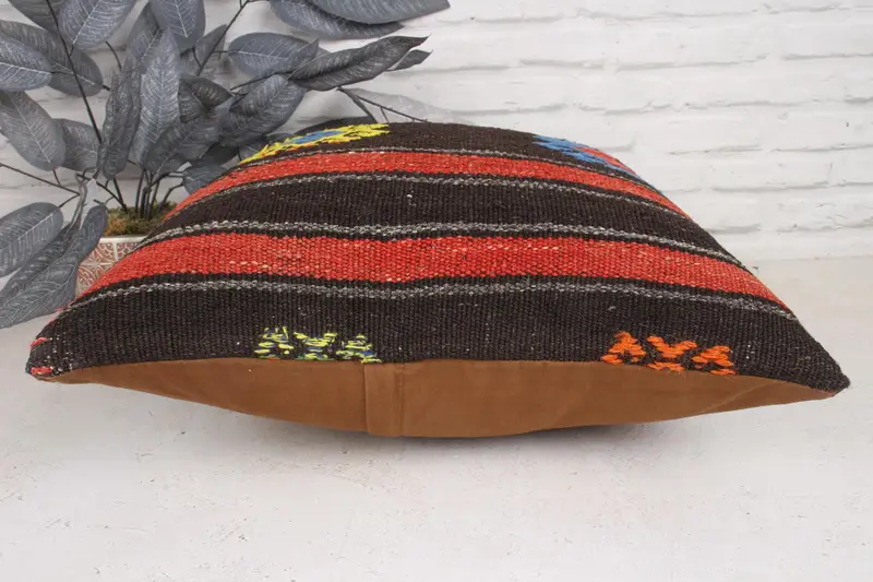 Interior Designer Pillow, Wholesale Cushion Case, Boho Pillow, Pillow Case, Home Decor Pillow, 20x20 Brown Cushion Case - 5