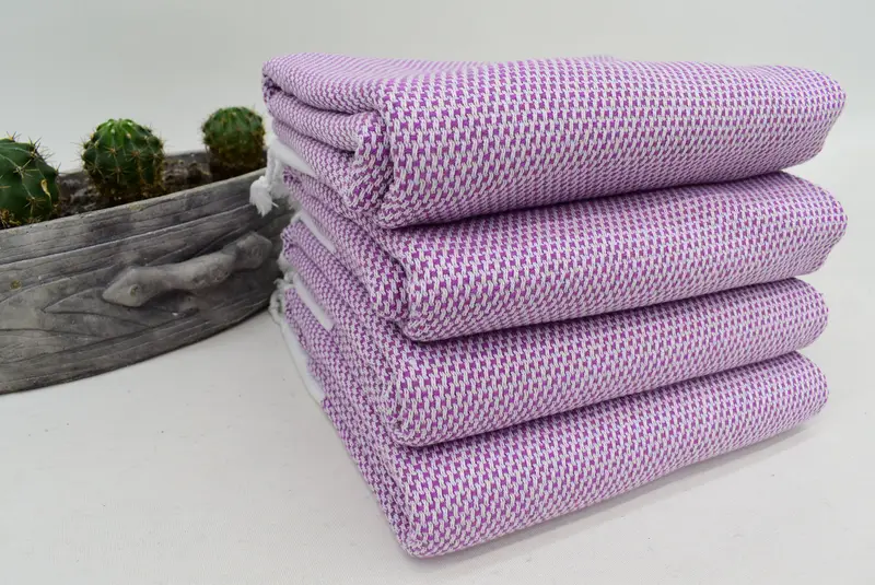 Eco-Friendly Turkish Towel, 70x40 Cotton Striped Towel, Gift For Him, Quick-dry peshtemal, Personalized Beach Towel, Valentines Day Gift - 6