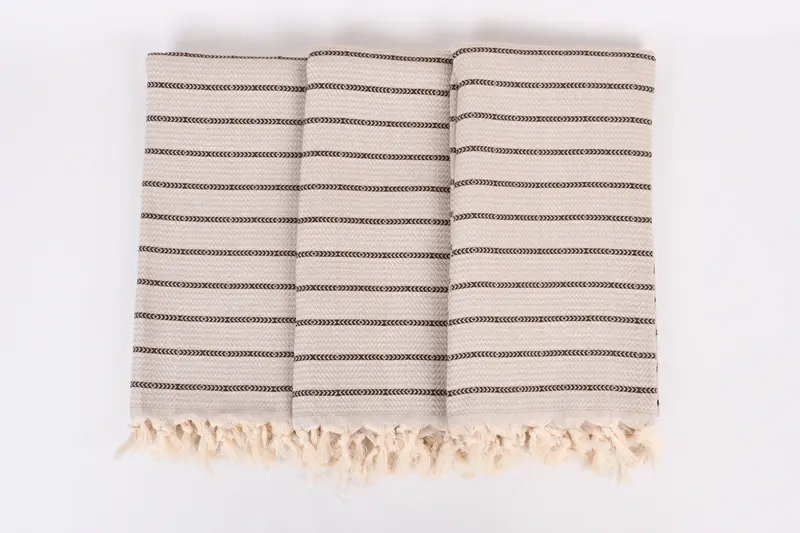 70x40 Cotton Striped Towel, Turkish hand towel, Personalized Towel, Valentines Day Gift Idea, Pool Towels, Towel With Name, Bridesmaid Gift Towel - 7