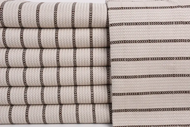 70x40 Cotton Striped Towel, Turkish hand towel, Personalized Towel, Valentines Day Gift Idea, Pool Towels, Towel With Name, Bridesmaid Gift Towel - 1