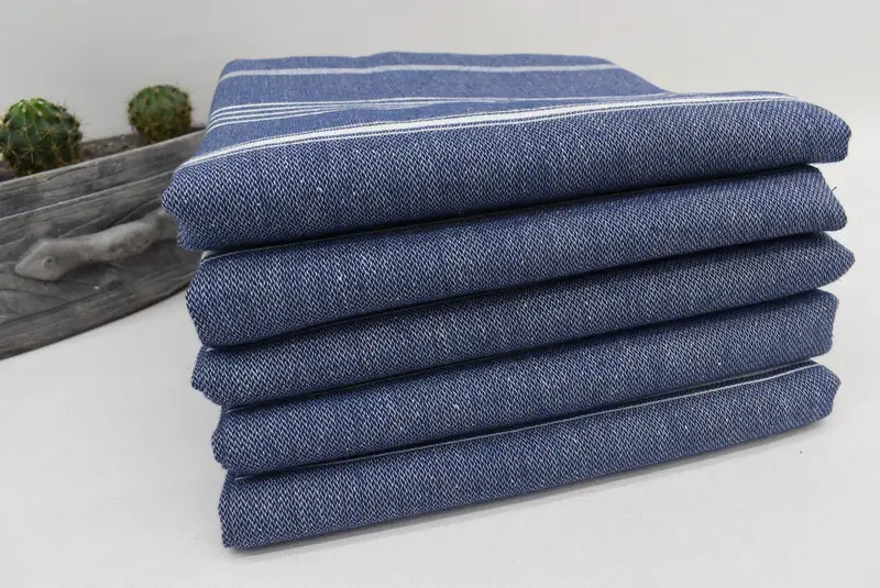 Personalized Bridesmaid Gift, Bachelorette Party Gifts, Turkish Towel Set, Valentines Gift, Wedding Favors, 70x40 Cotton Striped Towel, Summer Towel - 7