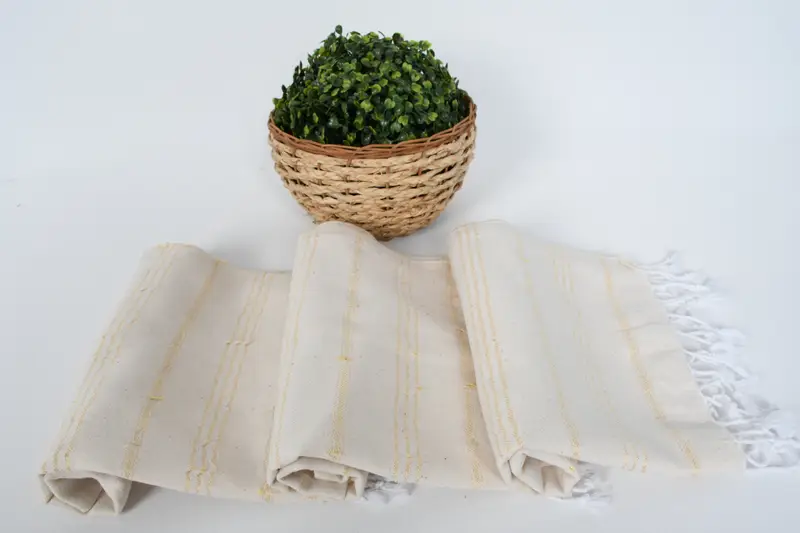 Gift For Wedding Day, 36x22 Linen Striped Towel, Girl Trip Party Favor, Wedding Gift, Monogrammed Hand Towel, Personalized Gift, Hand Size Towels - 8