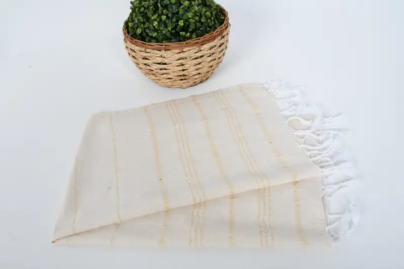 Gift For Wedding Day, 36x22 Linen Striped Towel, Girl Trip Party Favor, Wedding Gift, Monogrammed Hand Towel, Personalized Gift, Hand Size Towels - 4