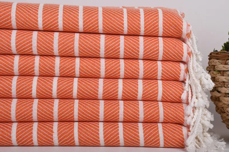 Bachelorette Party Favors, 70x40 Bamboo Herringbone Towel, Valentines Day Gift For Him, Beach towel, Sand-resistant towel, Family Gift Basket - 2