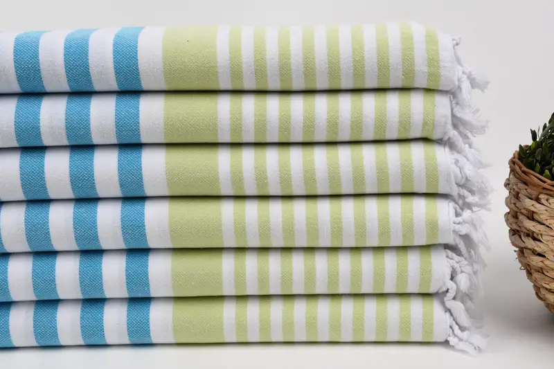 Large Turkish Towel, Bachelor Bachelorette Party Favors, Personalized Gifts, 68x36 Cotton Striped Towel, Housewarming Gift, Employee Gifts - 2