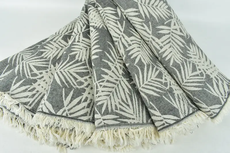 Valentines Day Gift, Beach Bachelorette Party Decorations, 100x80 Cotton Floral Patterned Towel, Bedspread, Turkish Blanket, Housewarming Gift - 6