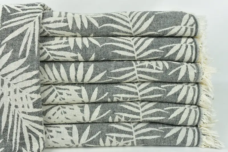 Valentines Day Gift, Beach Bachelorette Party Decorations, 100x80 Cotton Floral Patterned Towel, Bedspread, Turkish Blanket, Housewarming Gift - 3