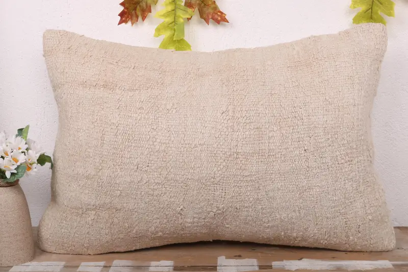 Couch Pillow Case, Vintage Kilim Throw Pillow, Customized Cushion Cover, Pillow, Home Decor Pillow, 16x24 White Pillow, Pillow for Couch - 2