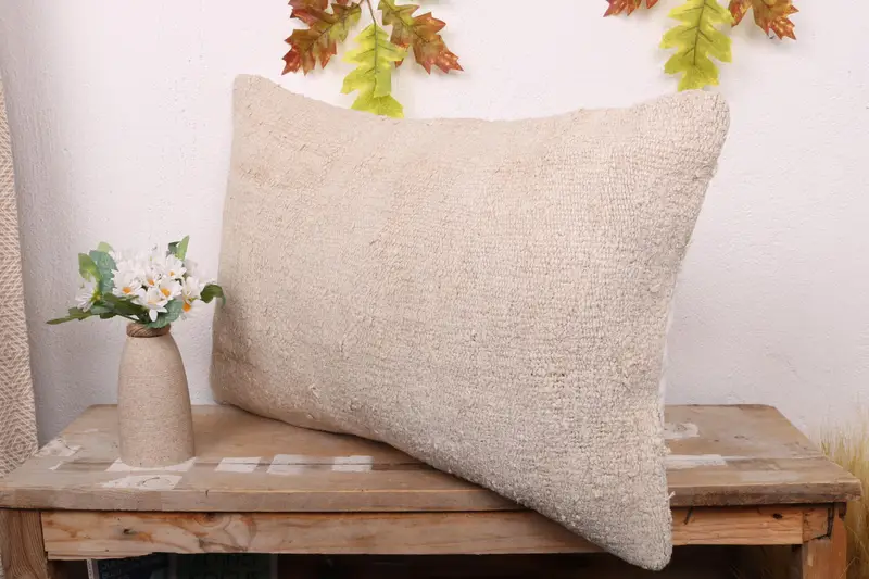 Couch Pillow Case, Vintage Kilim Throw Pillow, Customized Cushion Cover, Pillow, Home Decor Pillow, 16x24 White Pillow, Pillow for Couch - 4