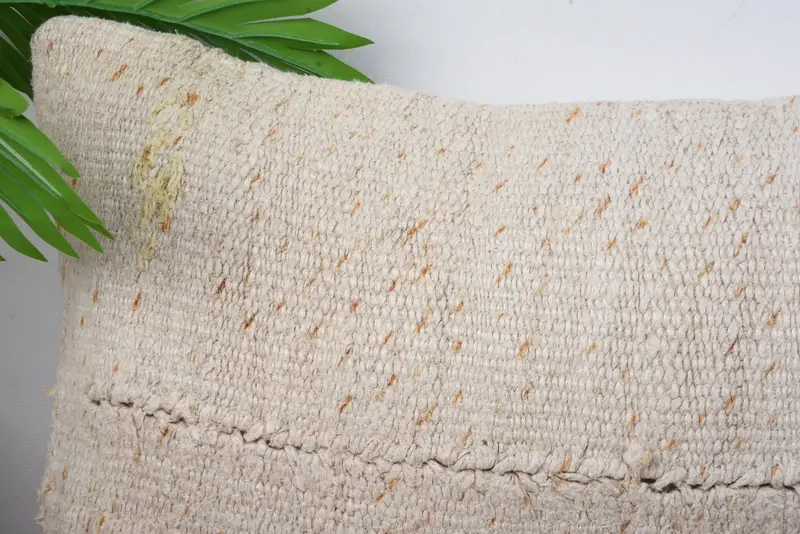 Cushion Cover, Vintage Cushion Cover, Gift Pillow, Boho Pillow Sham Cover, 12x20 Beige Pillow Case, Home Decor Pillow, Nomadic Pillow - 2