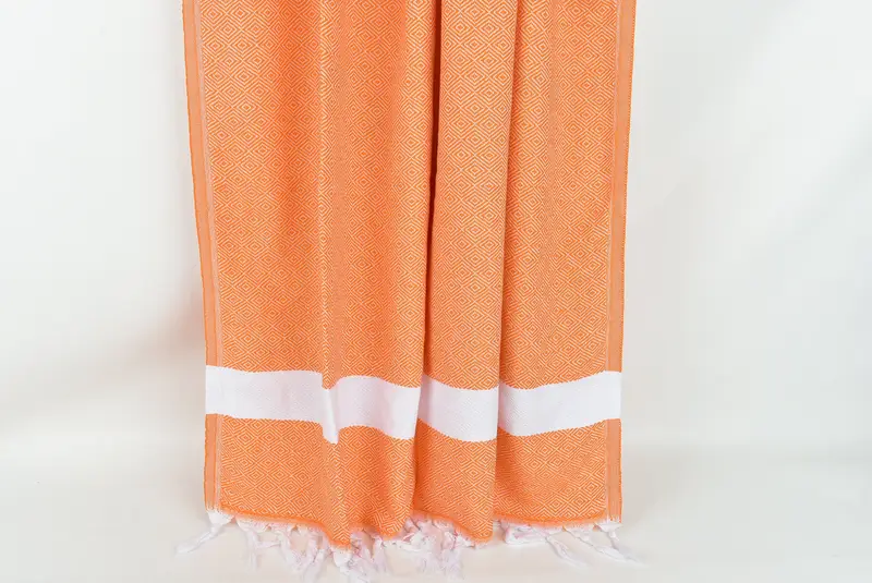 70x40 Cotton Diamond Towel, Turkish beach towel, Wedding Towel, Family Gift, Absorbent towel, Turkish Towel USA, Authentic Turkish hammam peshtemal - 8