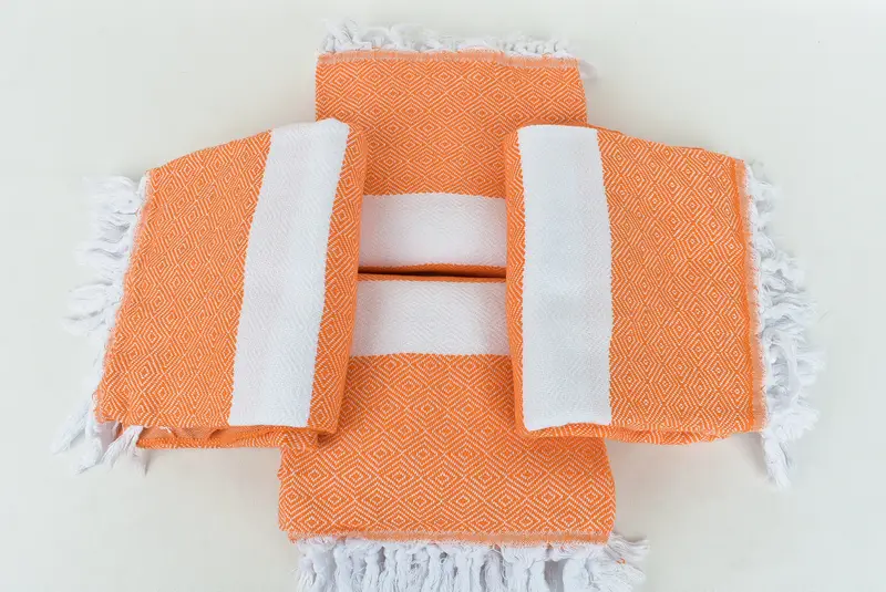 70x40 Cotton Diamond Towel, Turkish beach towel, Wedding Towel, Family Gift, Absorbent towel, Turkish Towel USA, Authentic Turkish hammam peshtemal - 6