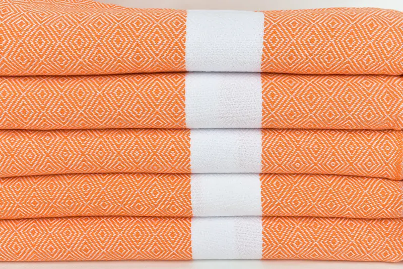 70x40 Cotton Diamond Towel, Turkish beach towel, Wedding Towel, Family Gift, Absorbent towel, Turkish Towel USA, Authentic Turkish hammam peshtemal - 2