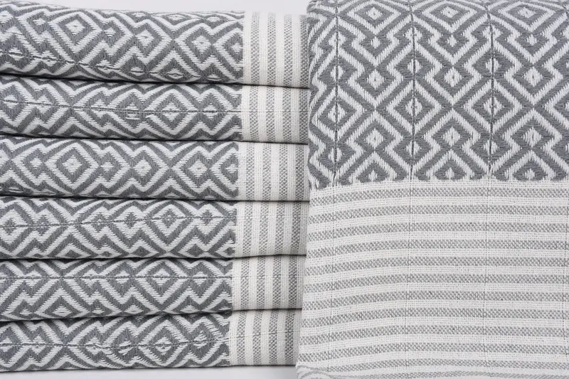 76x38 Cotton Diamond Towel, Organic Towel, Beach Theme Wedding Gift, Gift For Boyfriend, Beach towel, Sand-free towel, Quick-dry peshtemal - 1