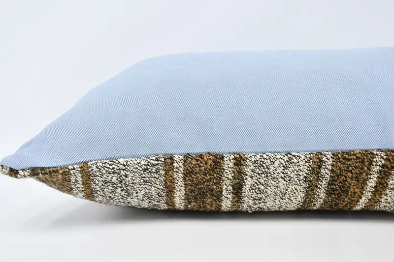 Vintage Kilim Throw Pillow, Neutral Cushion Case, 16x36 White Cushion Cover, Pillow, Turkish Bench Pillow, Home Decor Pillow, Kilim Pillow - 6