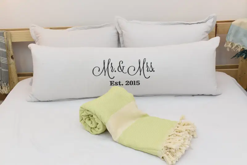 Housewarming Gift, Custom Shower Curtain, Personalized Gifts, Turkish Blanket, Bride Gift, Girl Trip Party Favor, 92x80 Cotton Diamond Towel - 3