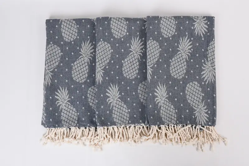 Gift For Him, Gifts For Him, Bridesmaid Towel, 80x40 Cotton Pineapple Design Towel, Handwoven Turkish Towel, Xmas Gifts, Housewarming Gift - 8