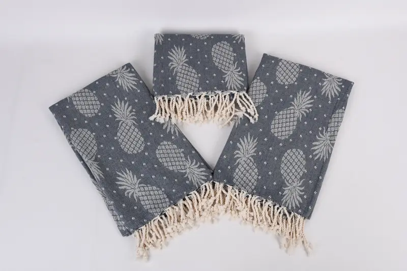 Gift For Him, Gifts For Him, Bridesmaid Towel, 80x40 Cotton Pineapple Design Towel, Handwoven Turkish Towel, Xmas Gifts, Housewarming Gift - 7