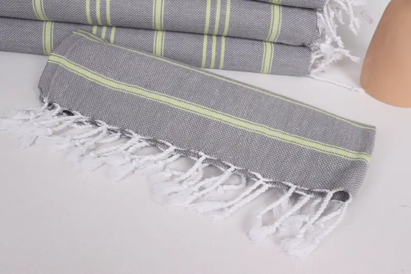 Christmas Gift, Turkish Towel Hand Towel, Holiday Towel, Personalized Dish Towel, Bridesmaid Gifts, Monogram Towels, 40x24 Cotton Striped Towel - 4